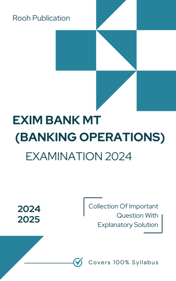 EXIM Bank MT (Banking Operations) Examination 2025