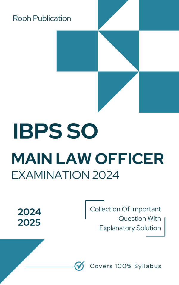 IBPS SO Main Law Officer Examination 2024
