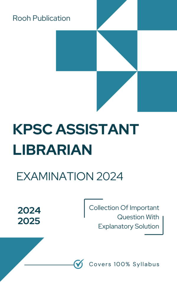 KPSC Assistant Librarian Examination 2024